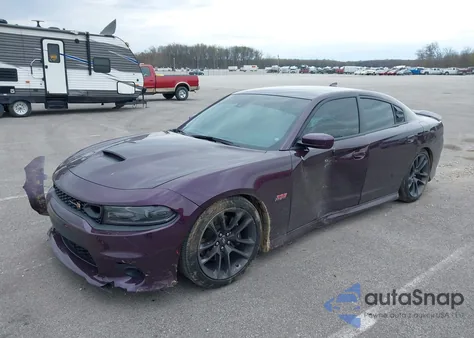 2020 Dodge Charger Scat Pack Rwd из США, поврежденный, VIN 2C3CDXGJ2LH234766